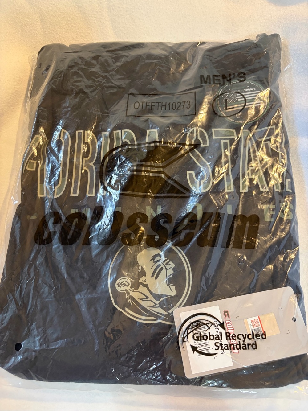 Colosseum Men's Black Florida Seminoles Short Sleeve Tee